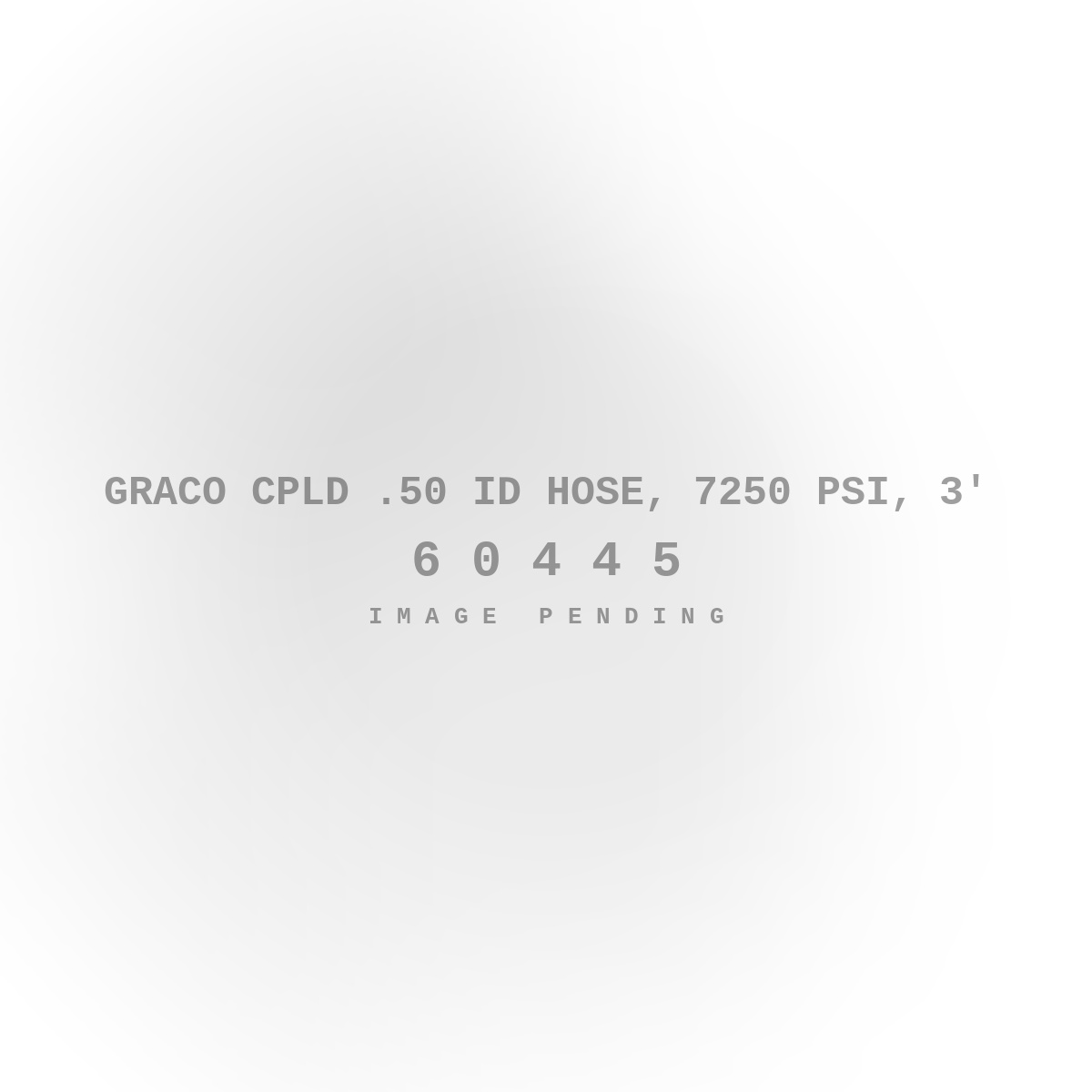 Graco Cpld .50 ID Hose, 7250 PSI, 3'