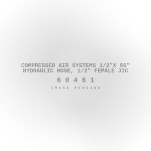 Compressed Air Systems 1/2"x 56" Hydraulic Hose, 1/2" Female JIC