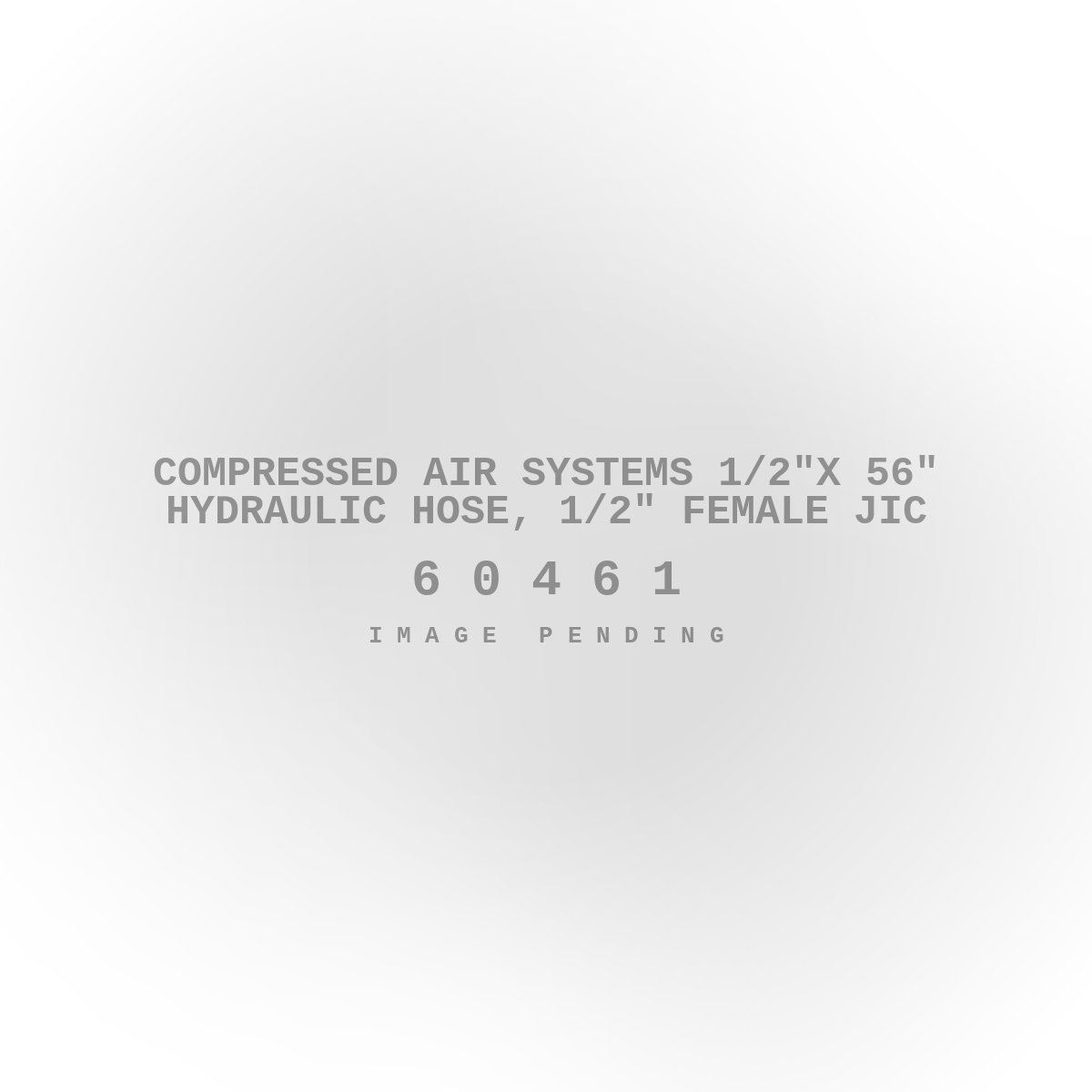 Compressed Air Systems 1/2"x 56" Hydraulic Hose, 1/2" Female JIC