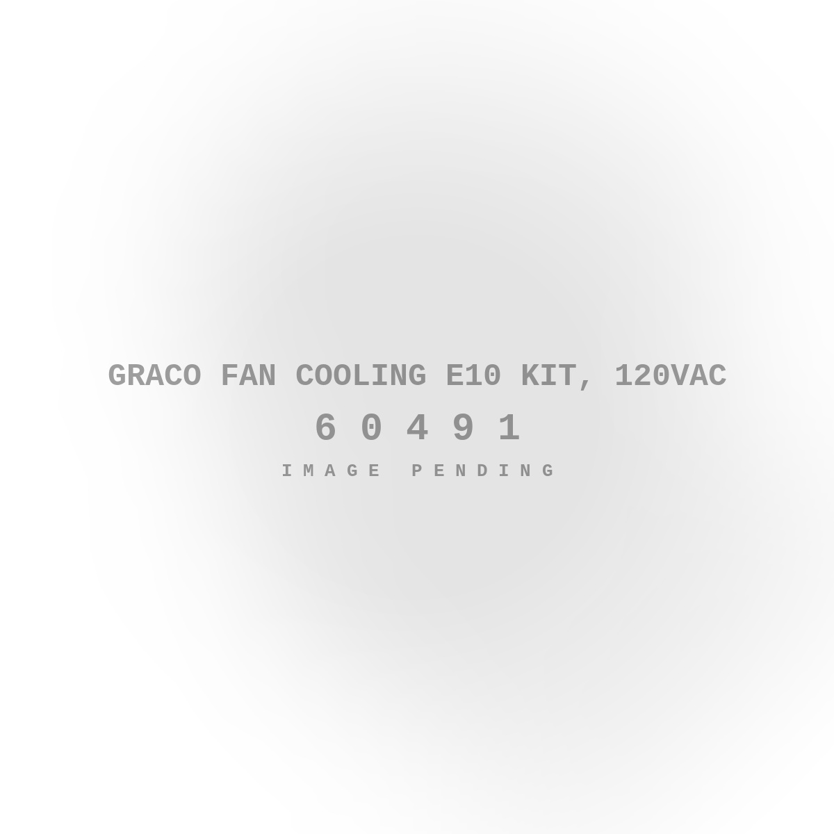 Graco Fan Cooling E10 Kit, 120vac