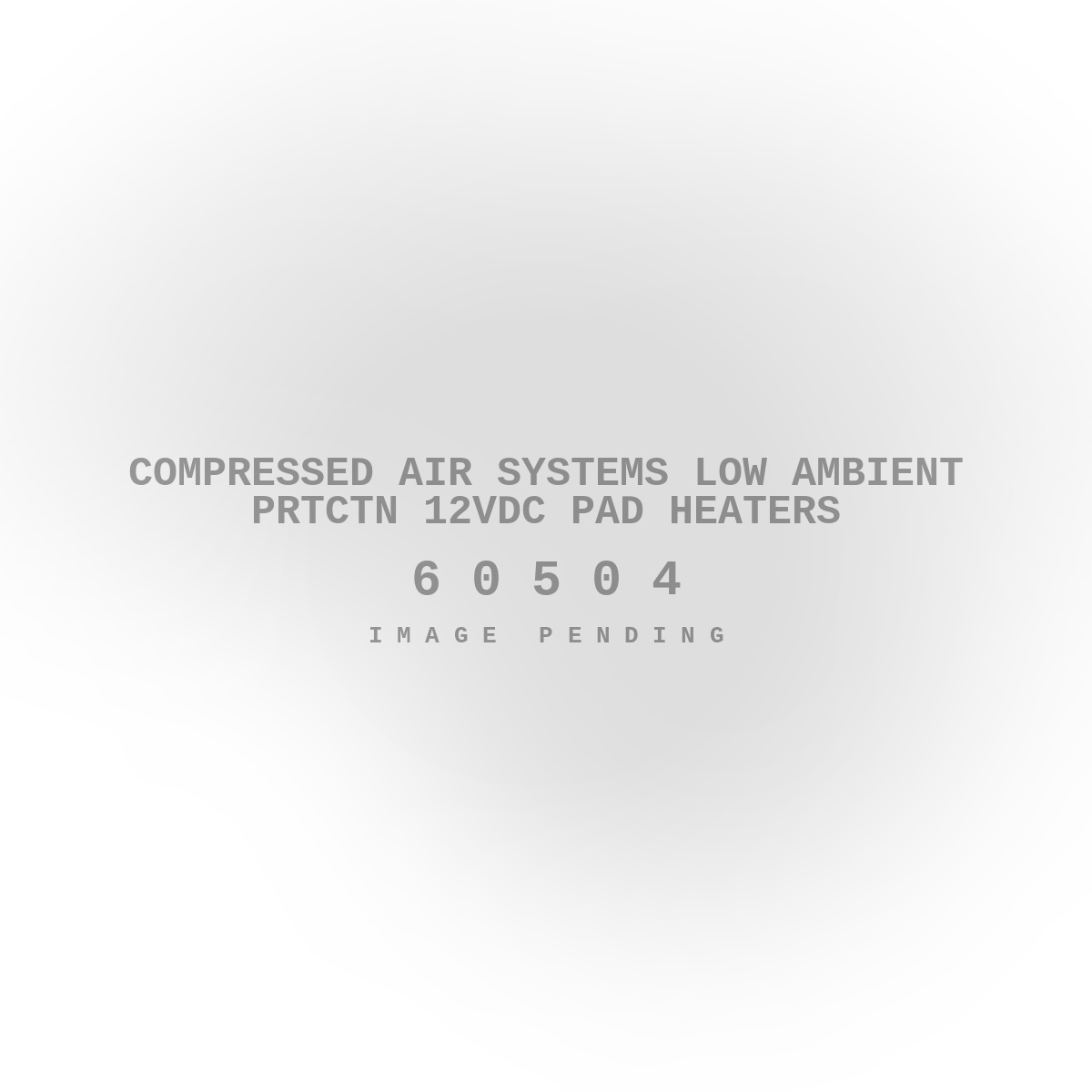 Compressed Air Systems Low Ambient Prtctn 12vdc Pad Heaters
