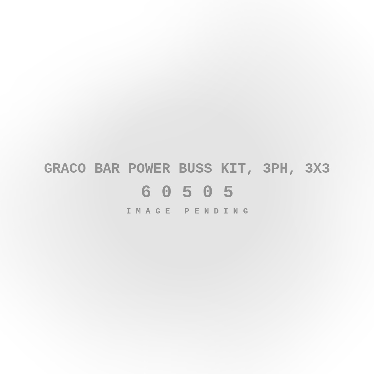 Graco Bar Power Buss Kit, 3PH, 3X3