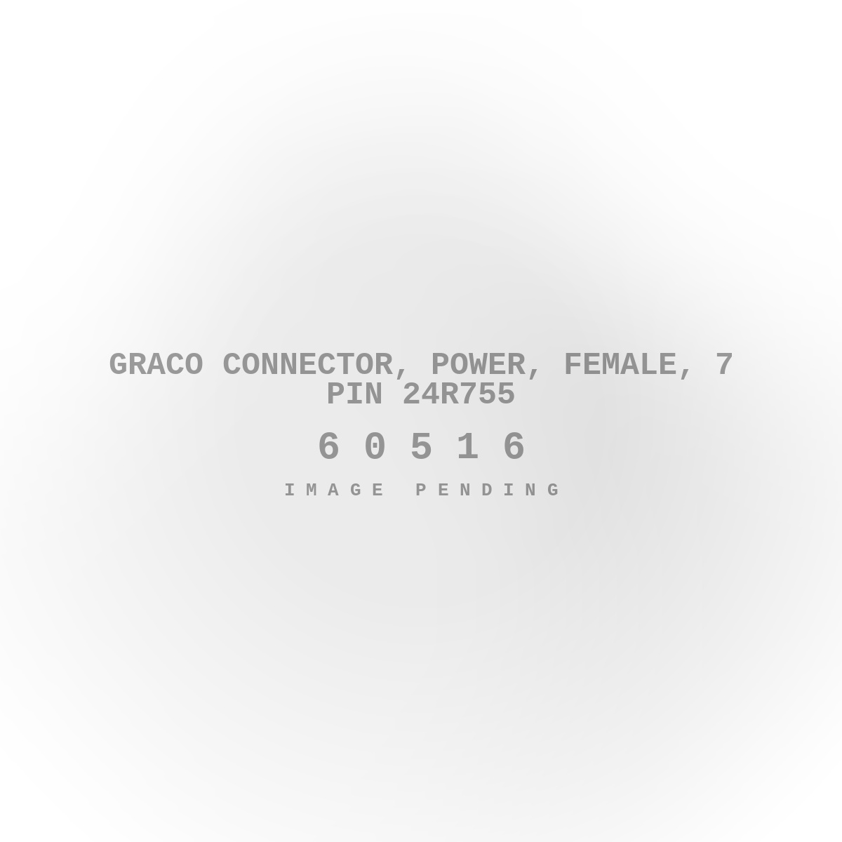 Graco Connector, Power, Female, 7 Pin 24R755