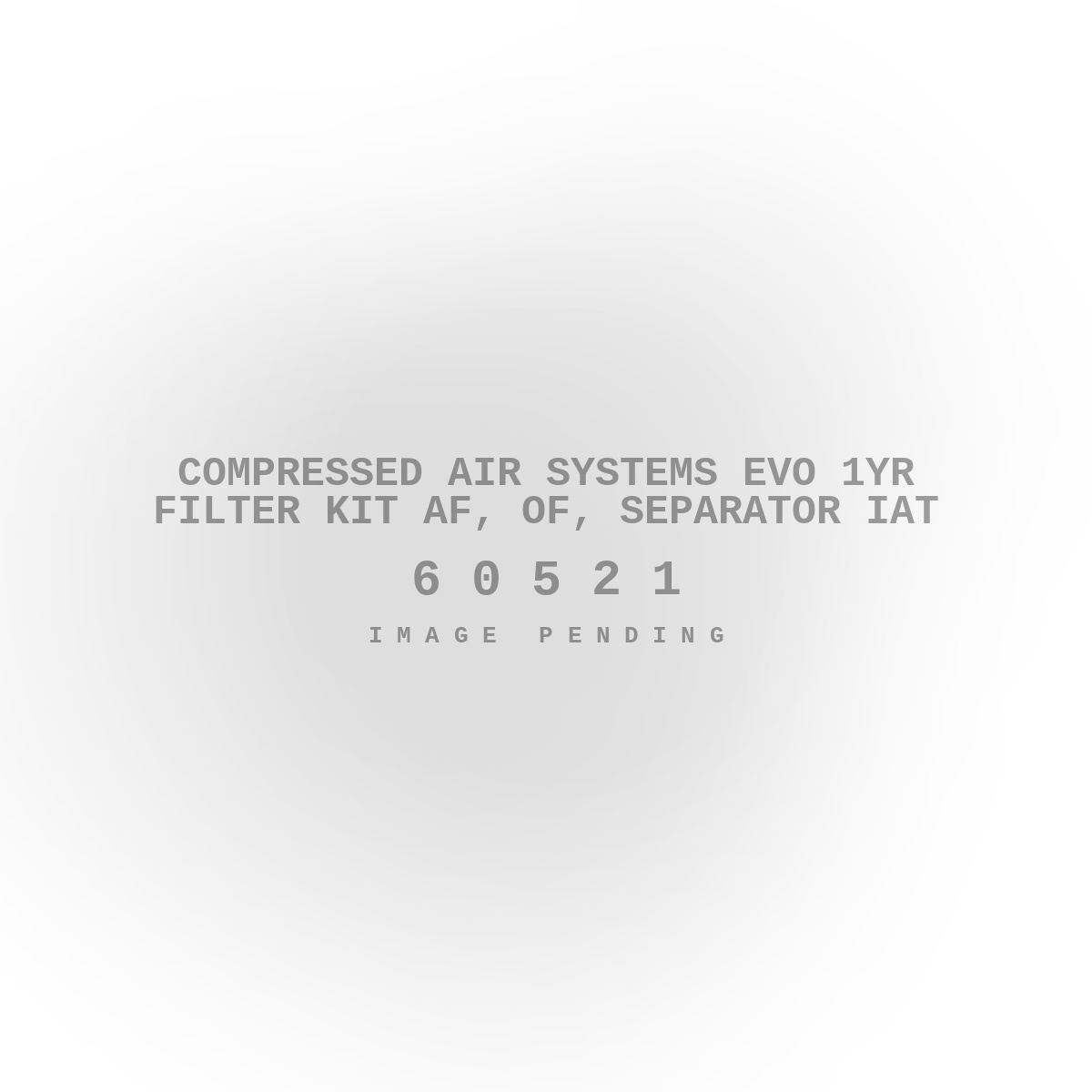 Compressed Air Systems Evo 1yr Filter Kit AF, OF, Separator IAT
