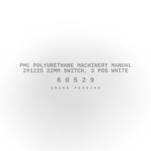 PMC Polyurethane Machinery Manual 201225 22mm Switch, 3 Pos White