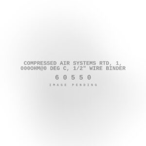 Compressed Air Systems RTD, 1, 000ohm@0 Deg C, 1/2" Wire Binder