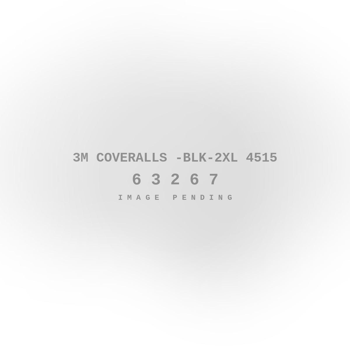 3M Coveralls -BLK-2XL 4515