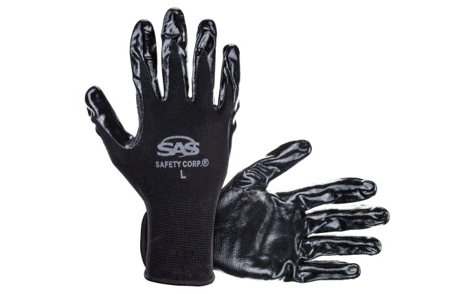 SAS Safety Gloves - Nitrile Coated Palm