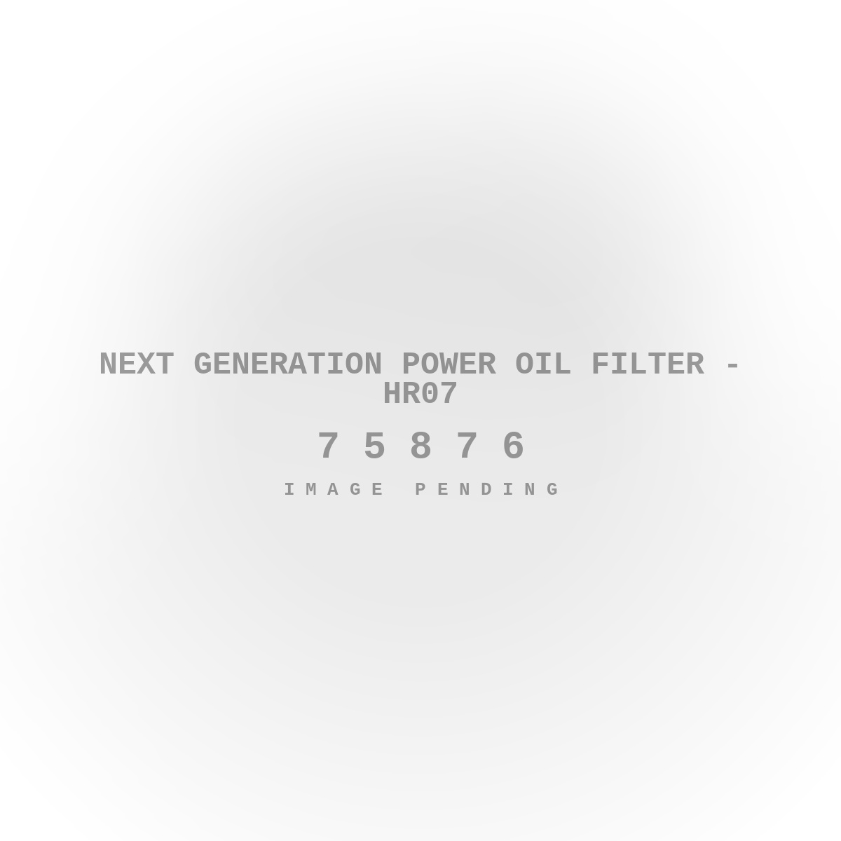 Next Generation Power Oil Filter - HR07