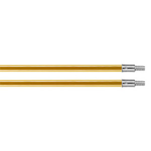 Pacoa 5'BLK Steel Pole W/threaded Tip