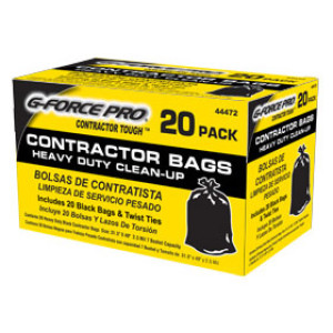 Pacoa G-Force Contractor Bags - 44472 Pro 7 20 Ct. 3 MIL