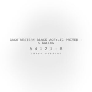 Gaco Western Black Acrylic Primer - 5 Gallon
