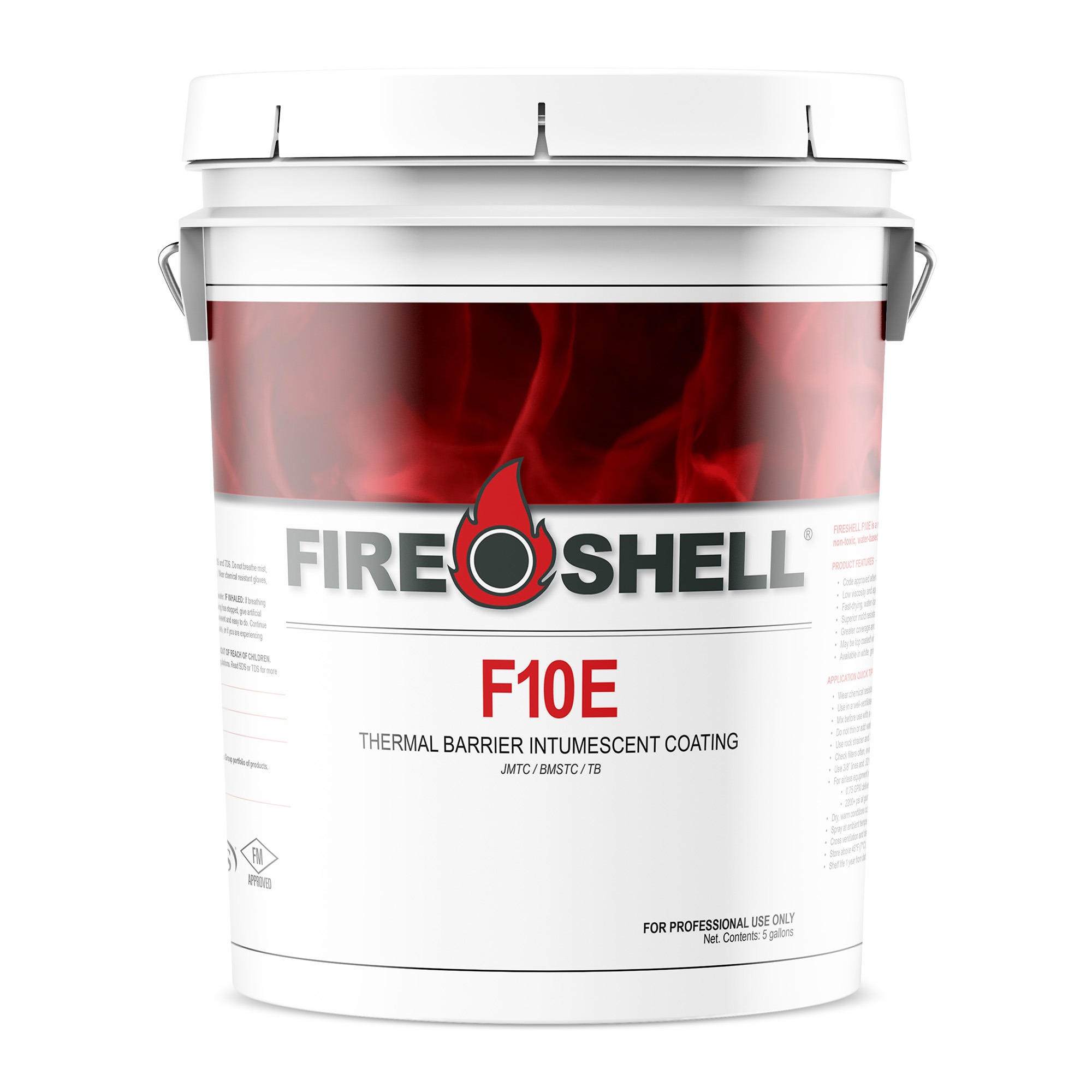 ICP Building Solutions Group F10E-Grey Fireshell Intumescent Coating 5 Gallon