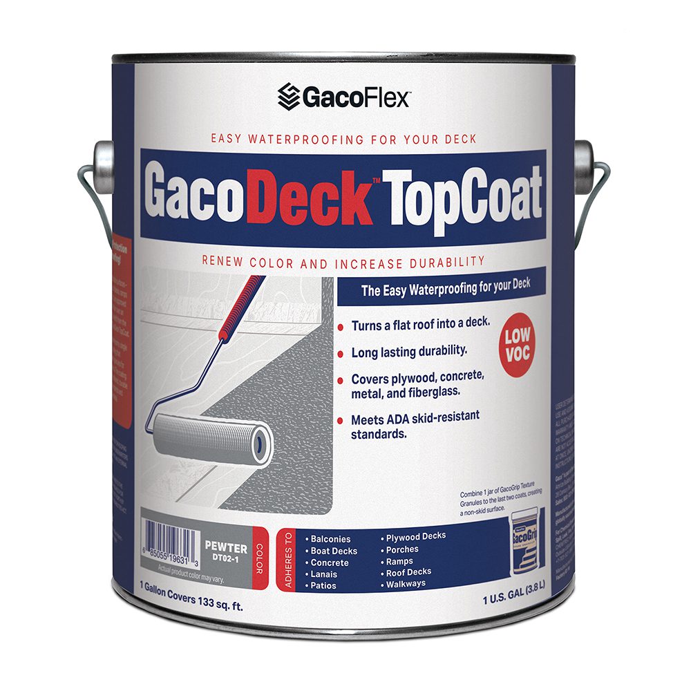 Gaco Deck Top Coat - Pewter 5GA