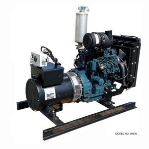 CMD Central Maine Diesel Kubota 30KW V3300BG Generator-3PH 100 Gl Fuel Tank