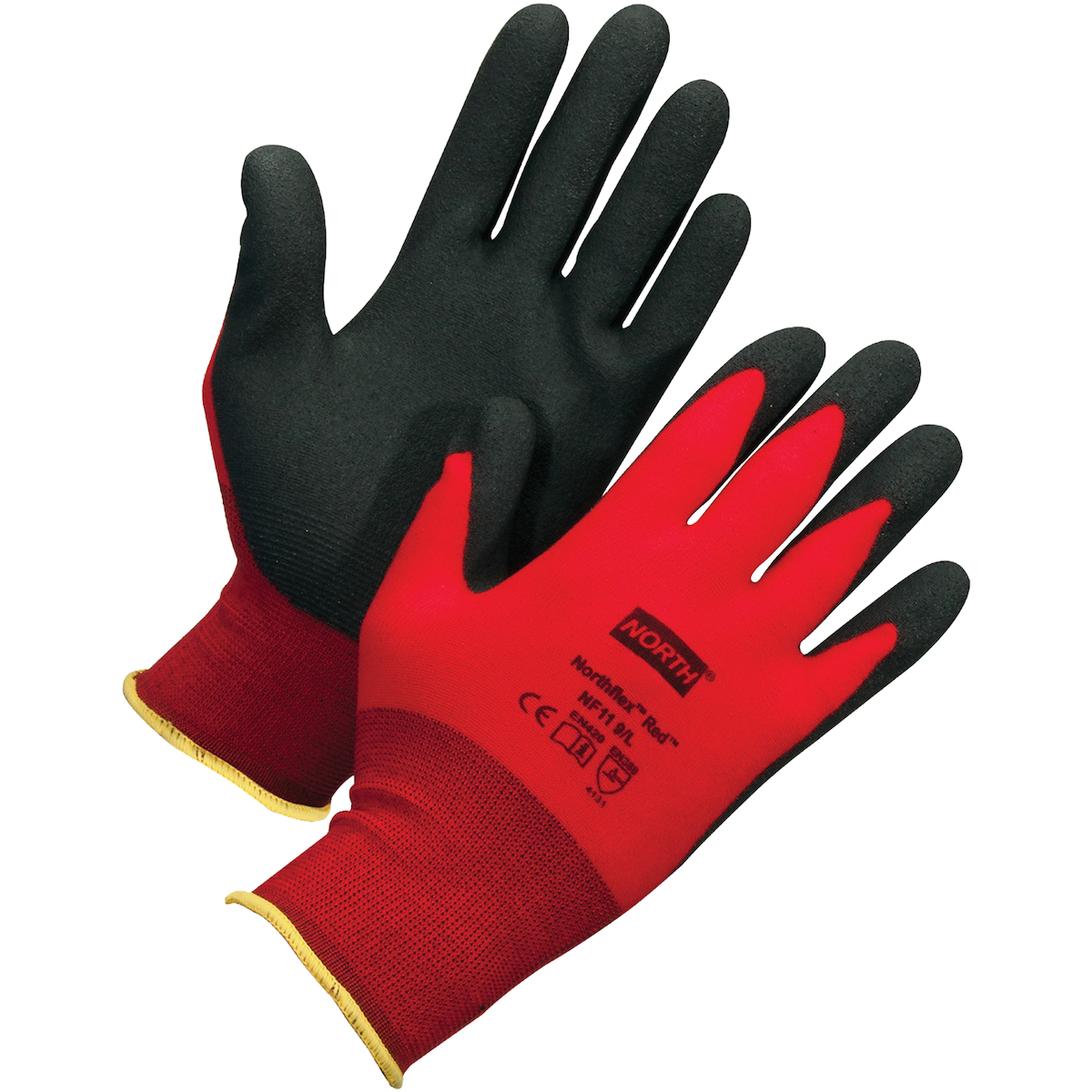 North Safety Products Gloves PVC Palm Coated