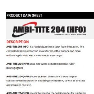 Ambit HFO Closed Cell