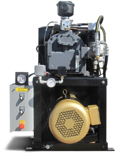 Compressed Air Systems 7.5hp, 208-230 Volt, 3ph, Cube Air System, CA2 Pump, 28cfm Elite Cas