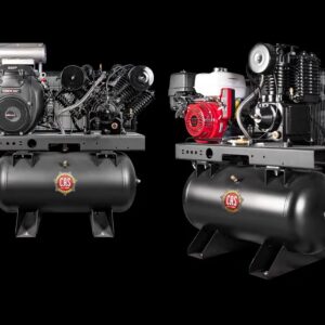 CAS Gas/Diesel engine-driven reciprocating air compressor