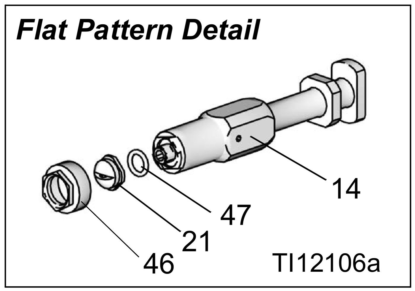 Flat Pattern detail drawing