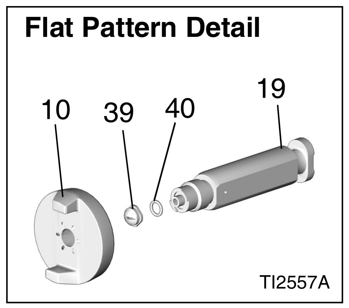 Graco Fusion AP Flat Pattern detail parts diagram