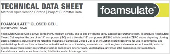 Accella Polyurethane Systems Closed Cell FS-220 Premium