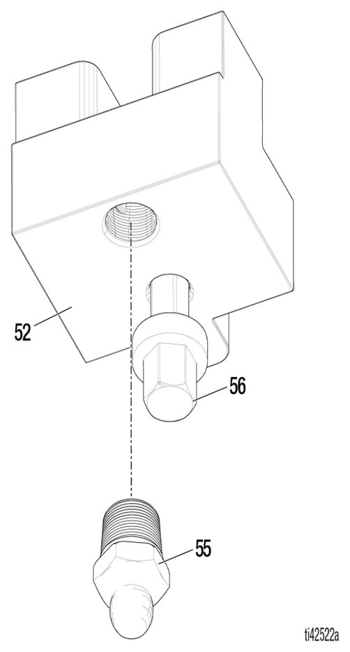 Graco Fusion FX Gun Flush Manifold detail parts diagram