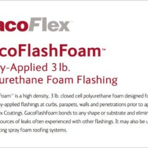 Gaco Flash Foam 3lb Sprayed Poly