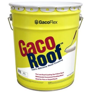 GacoRoof 100% Silicone Roof Coating pail