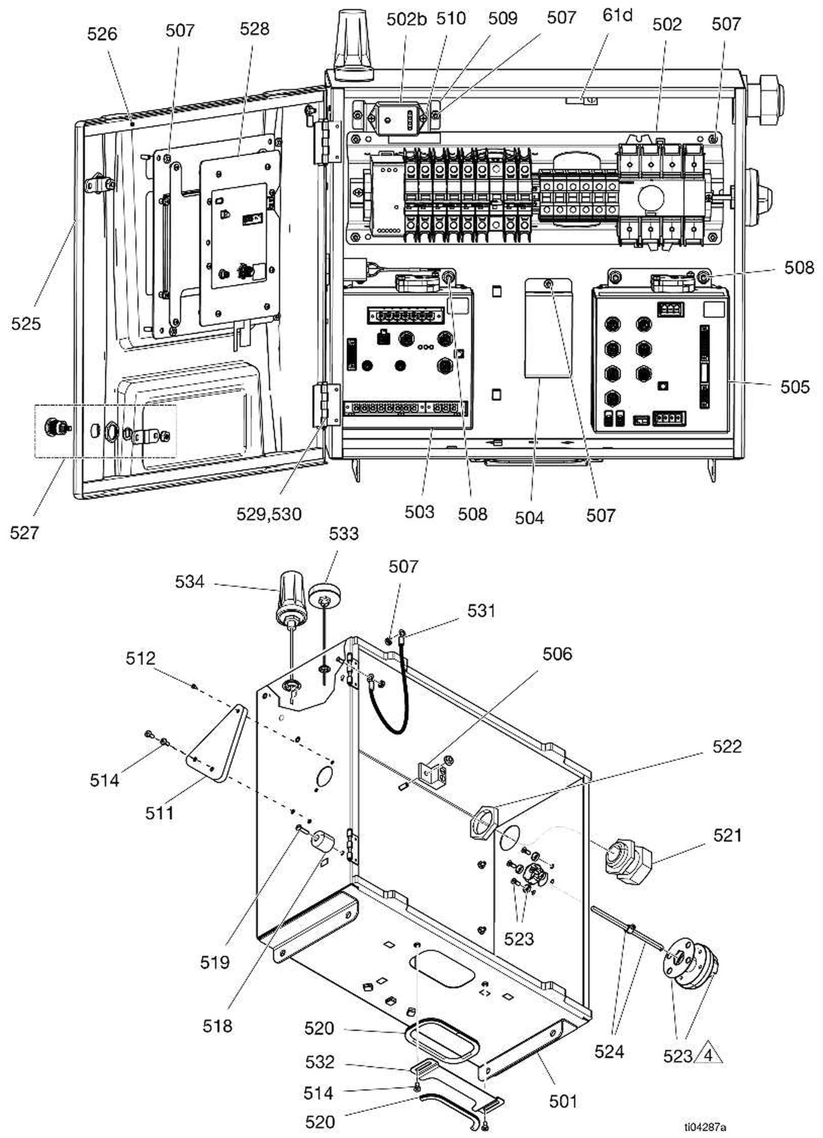 Electrical enclosure detail drawing