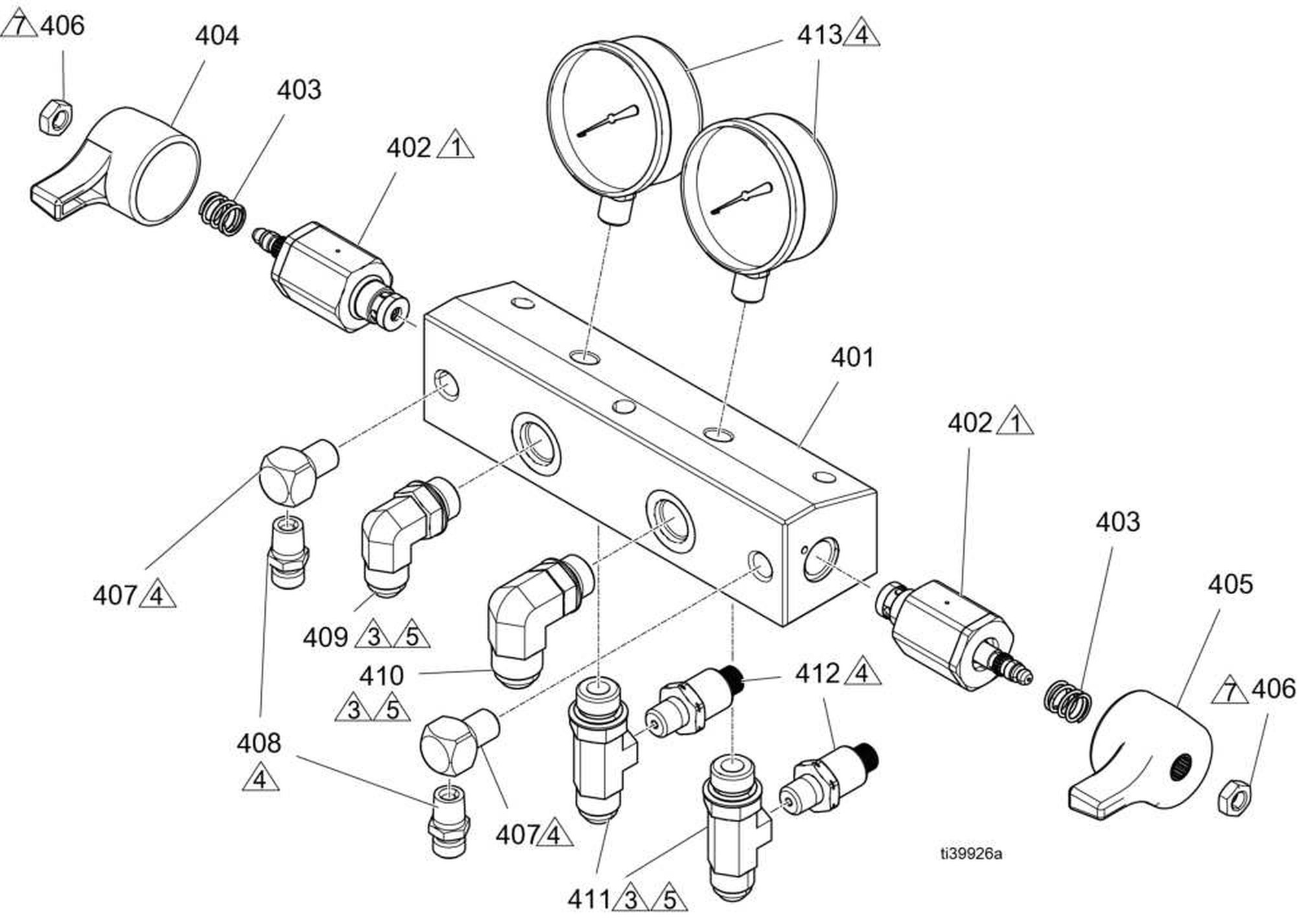 Fluid manifold detail drawing