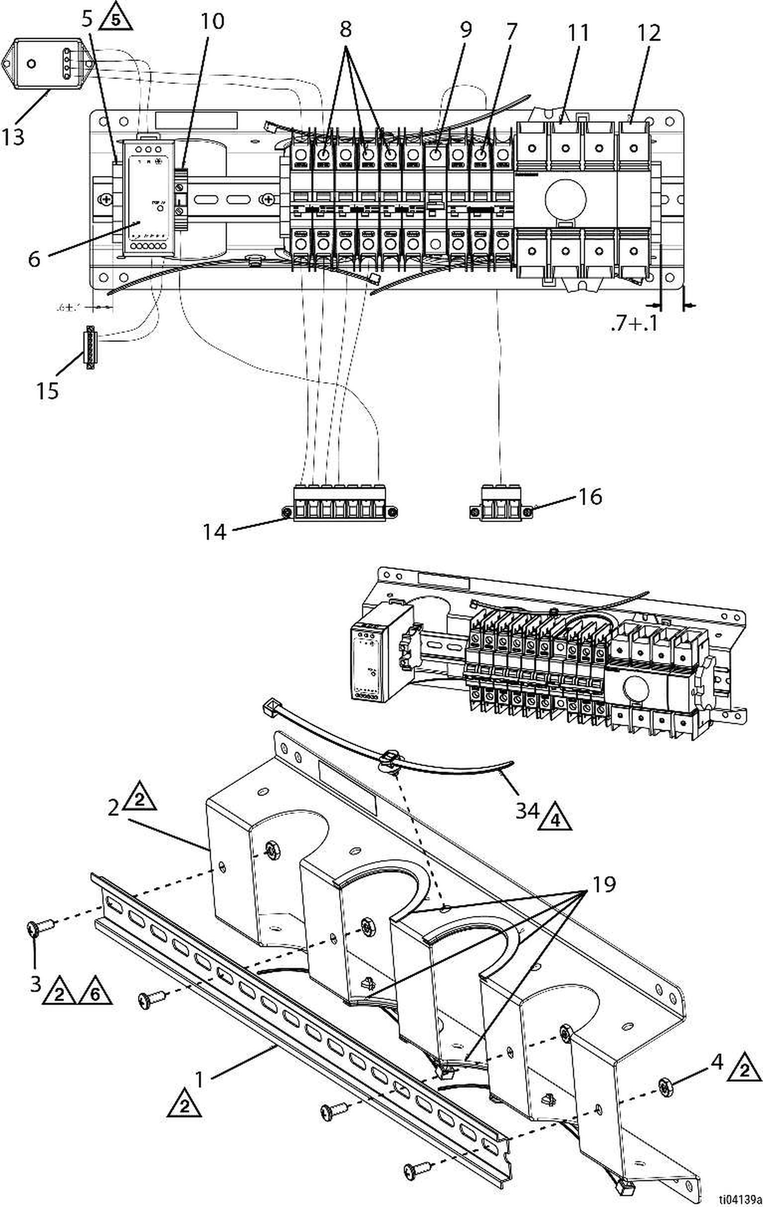 Rail module detail drawing