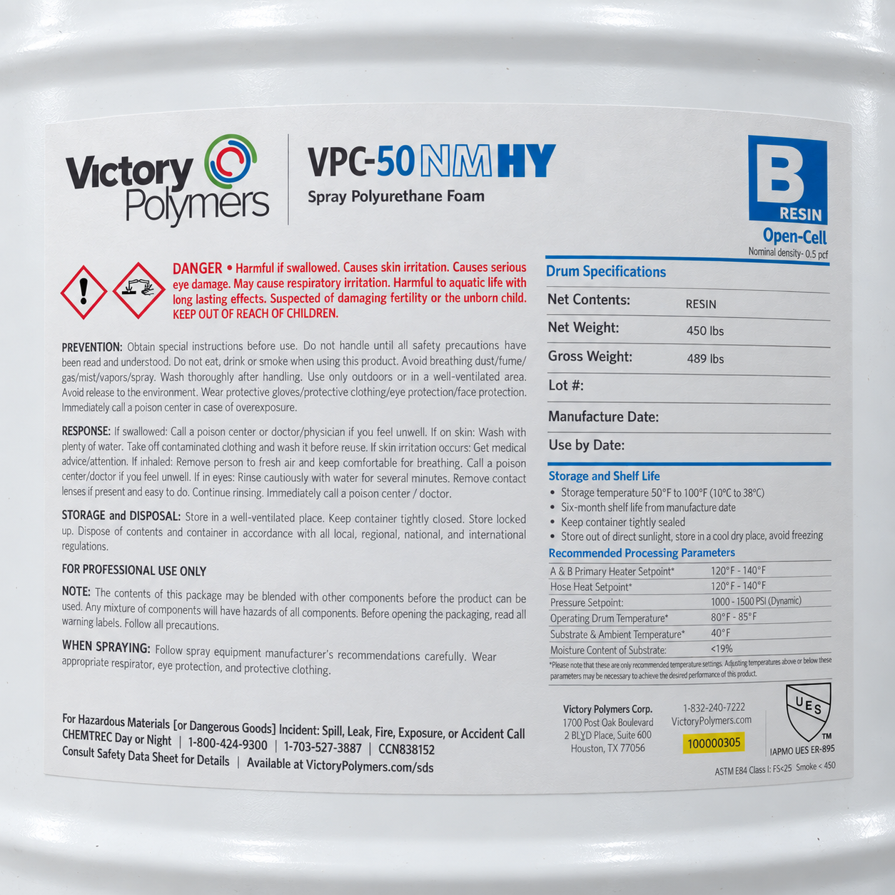 Victory Polymers VPC-50 Open Cell - Image 2