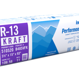 RIS Insulation Supply/ EcoFoam R13 KF 15"x93' CT 125.94SF/BG