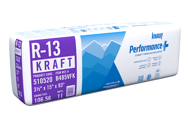 RIS Insulation Supply/ EcoFoam R13 KF 15"x93' CT 125.94SF/BG