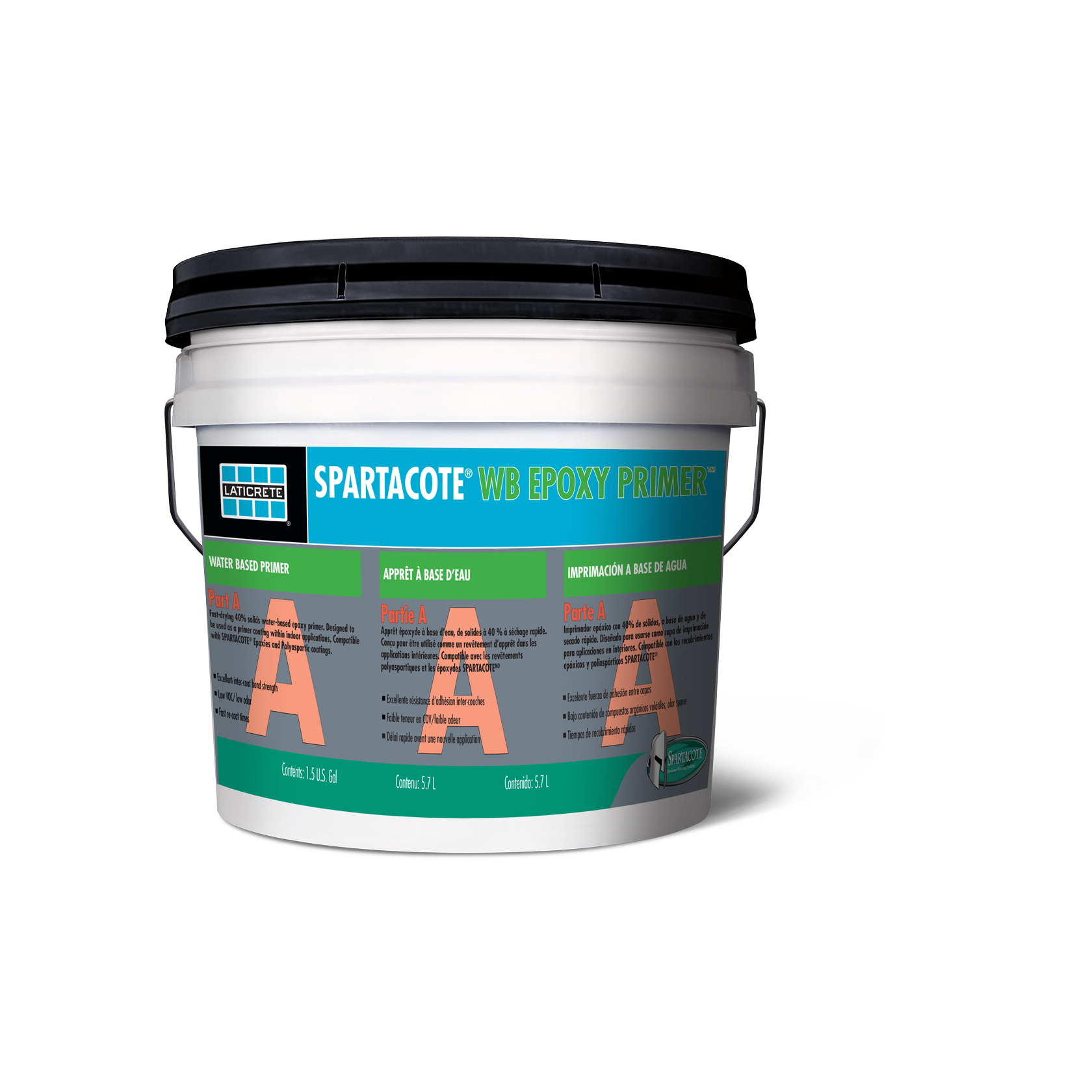 LATICRETE SPARTACOTE WB Epoxy Primer pail
