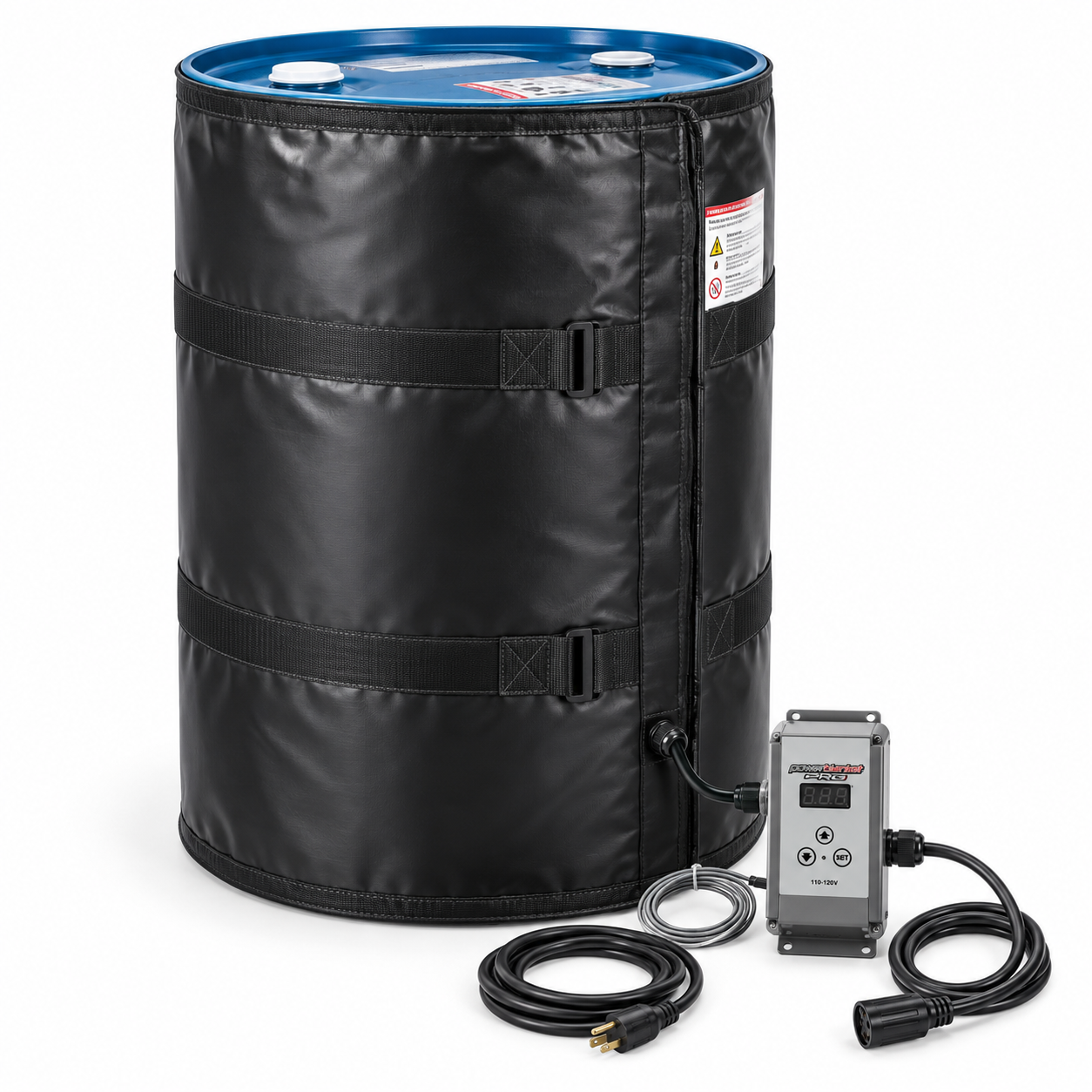 Power Blanket 55GAL Pro Pb drum heater with digital controller