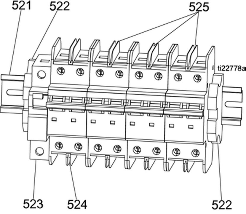 Graco Reactor 2 E-XP2 System circuit breaker module parts diagram