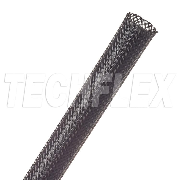 Blue scuff guard hose for industrial or commercial use.