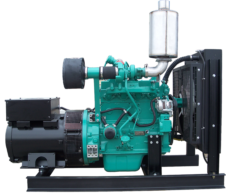 CMD Central Maine Diesel Cummins 40kw 120/208v 3ph Key Open Frame Generator