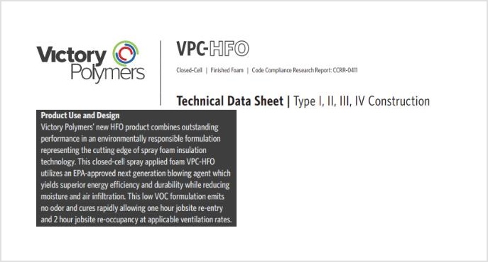 Victory Polymers Vpc-Hfo B-Side