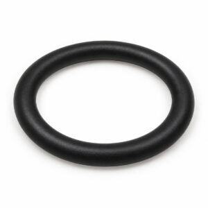 Black rubber O-ring for Graco equipment, model 103338.
