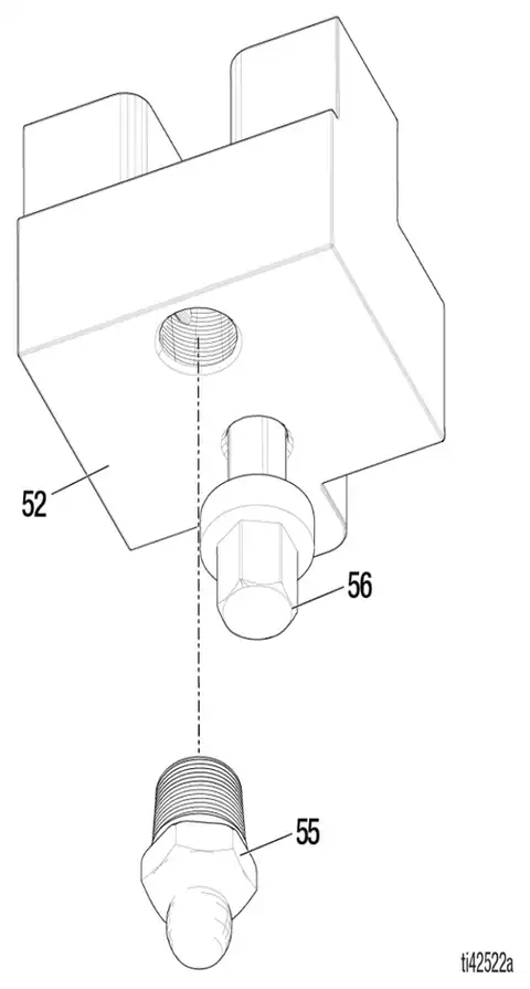 Graco Fusion FX Gun Flush Manifold detail parts diagram