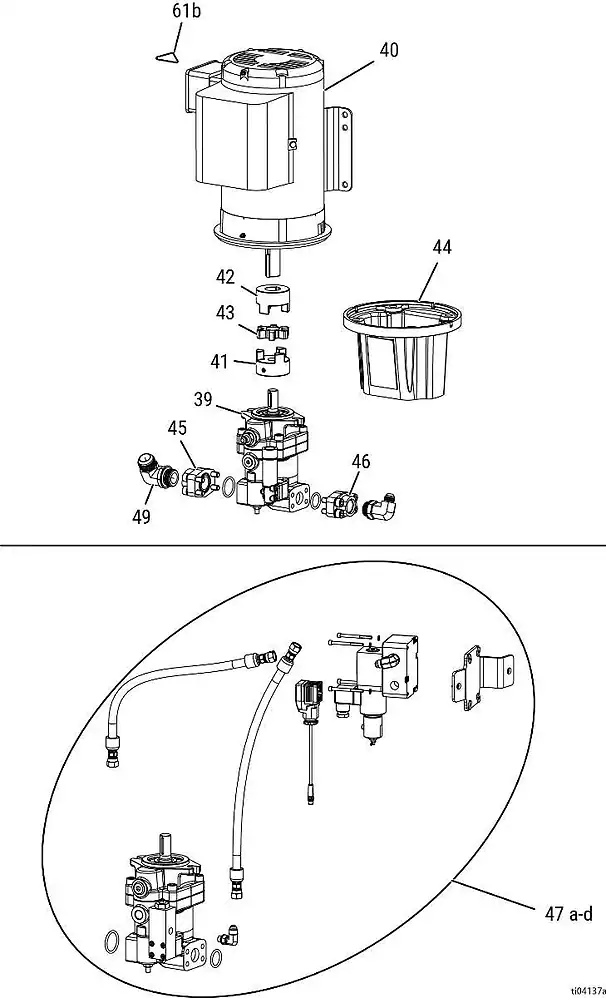 Graco Reactor 3 H-50 Driver and MPR to EPR parts parts diagram