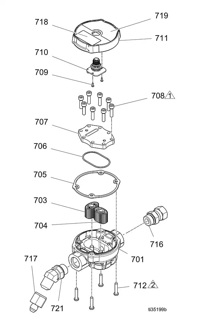 Flow meter detail drawing